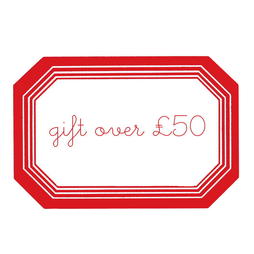 gifts over £50