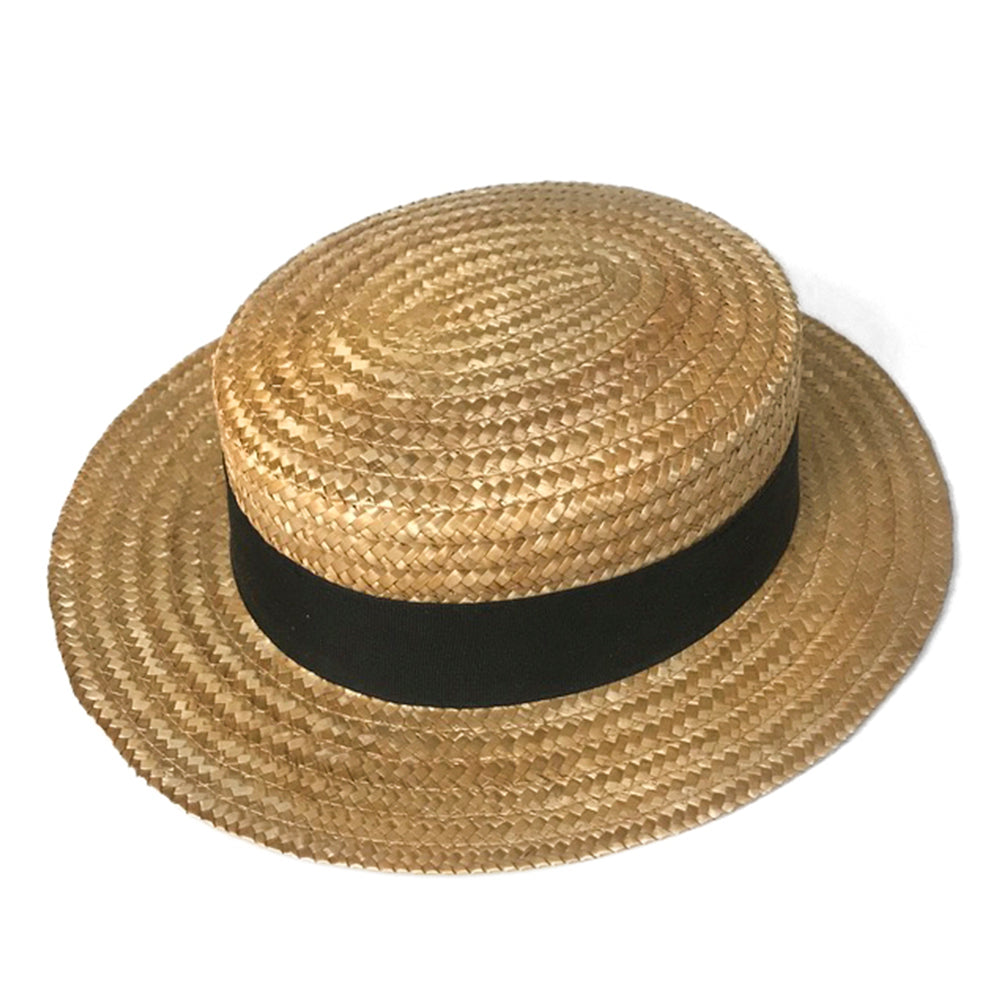 straw boater hat