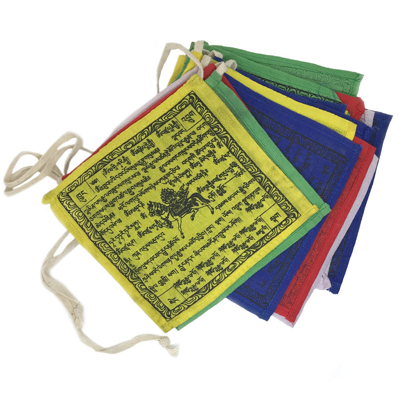 tibetan 'lung ta' prayer flag bunting