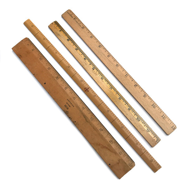 vintage rulers