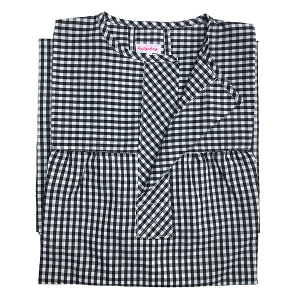 art tunic gingham