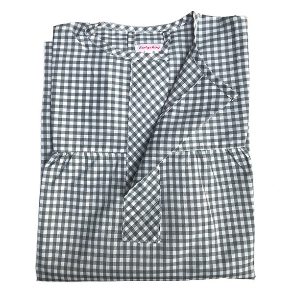 art tunic gingham