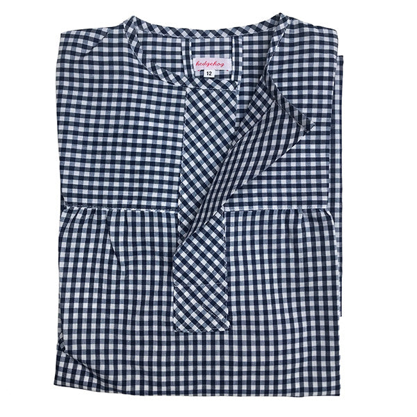 art tunic gingham