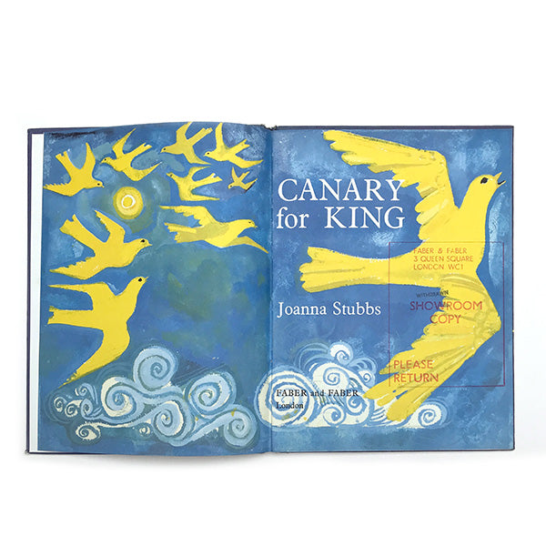 vintage 'canary for king' book