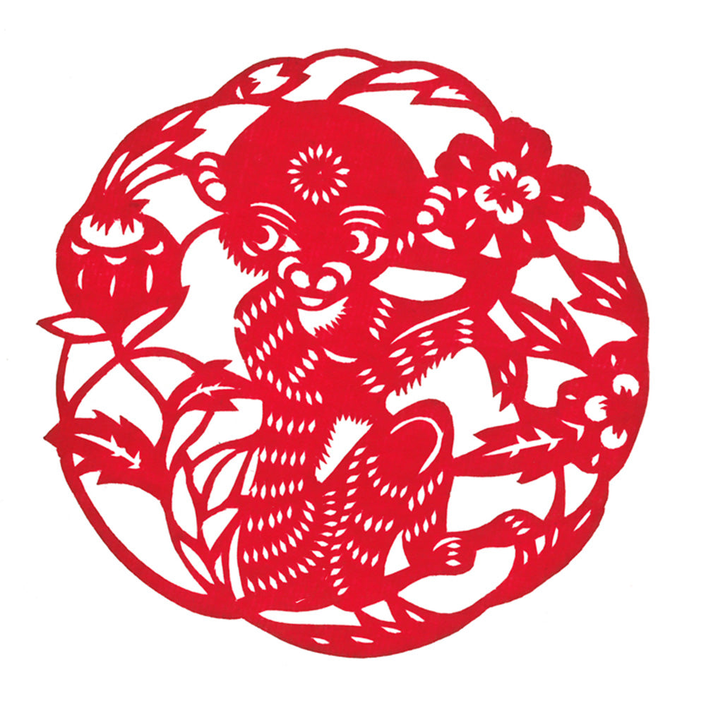 chinese paper cut - monket