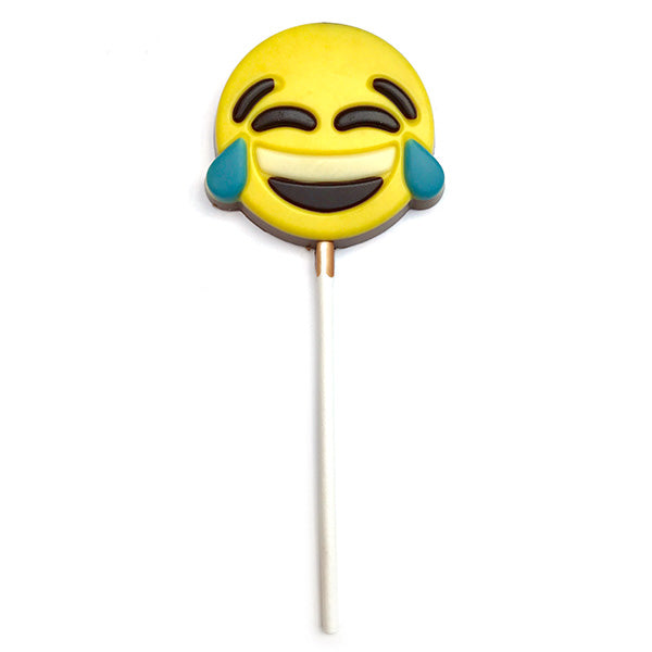 chocolate emoji lollipop - lol