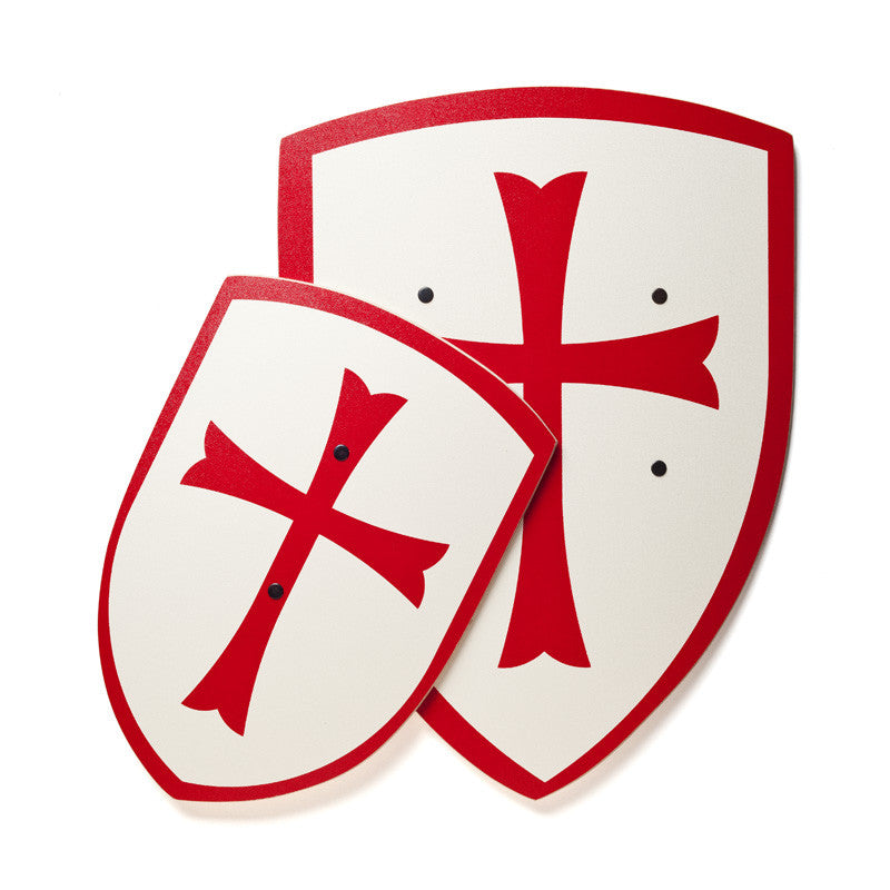 'crusader' knight's shield - white