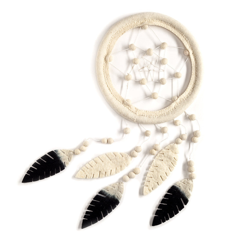 felt feather dream catcher