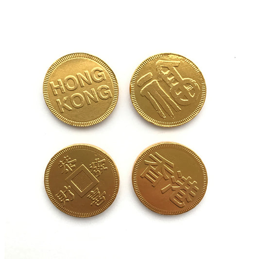 hong kong chocolate coins