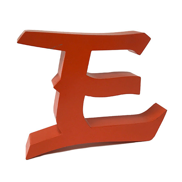 vintage letter e