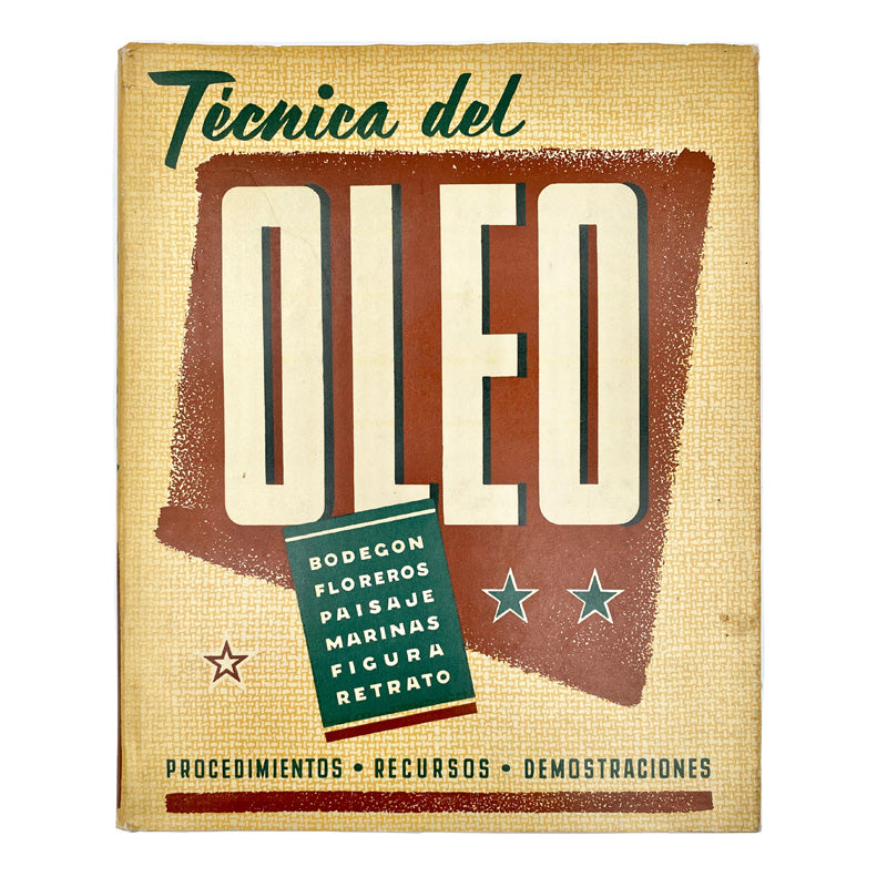 vintage book - 'técnica del óleo'