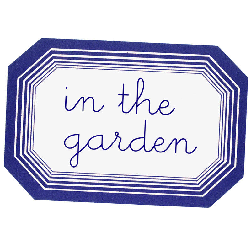 in the garden