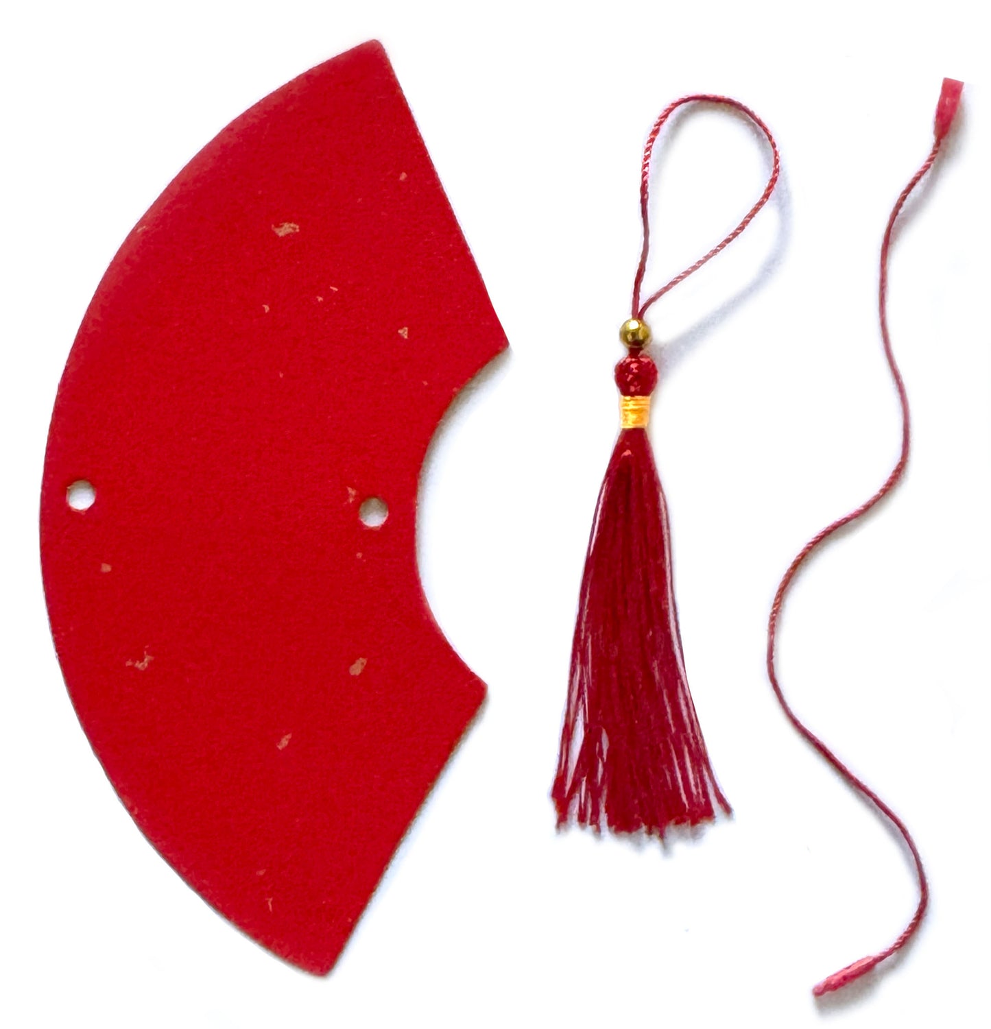 chinese new year blessing tags - half moon