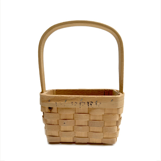 mini woven wood basket
