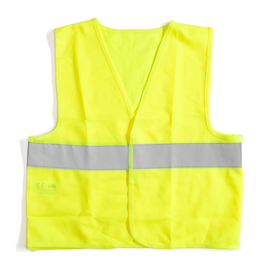 yellow high-visibility safety waistcoat