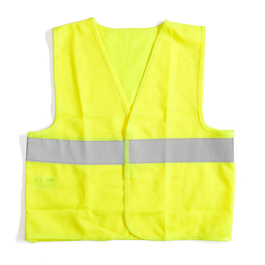 yellow high-visibility safety waistcoat
