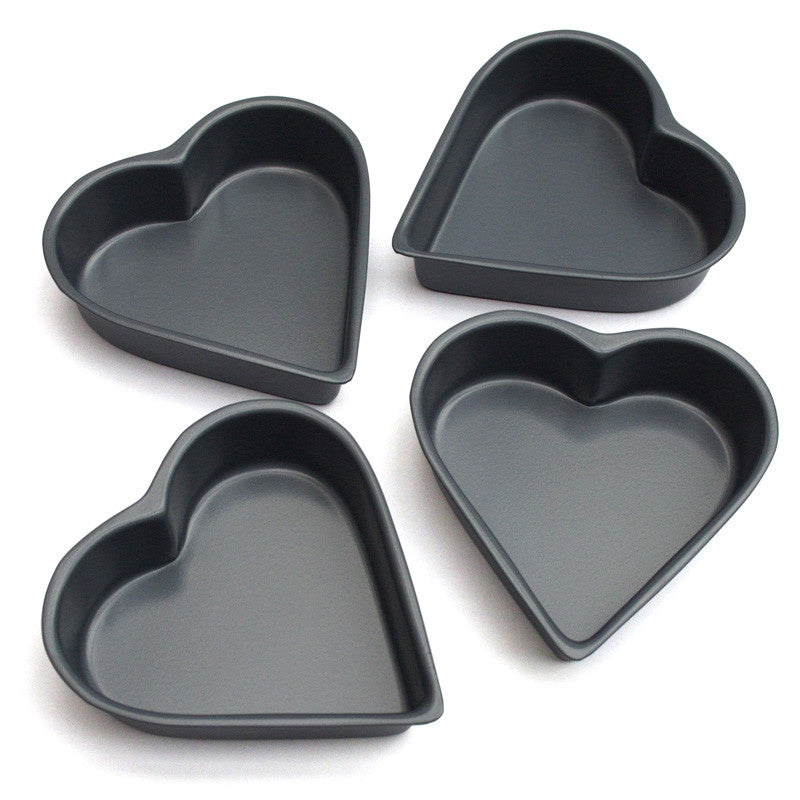 mini heart shape cake tins
