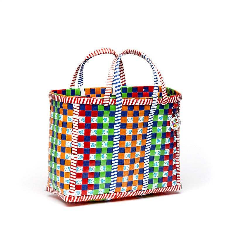 asian woven basket - small