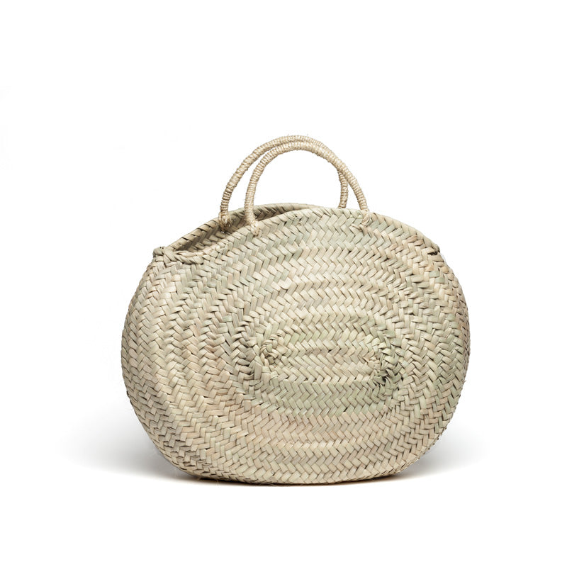 oval woven basket - small
