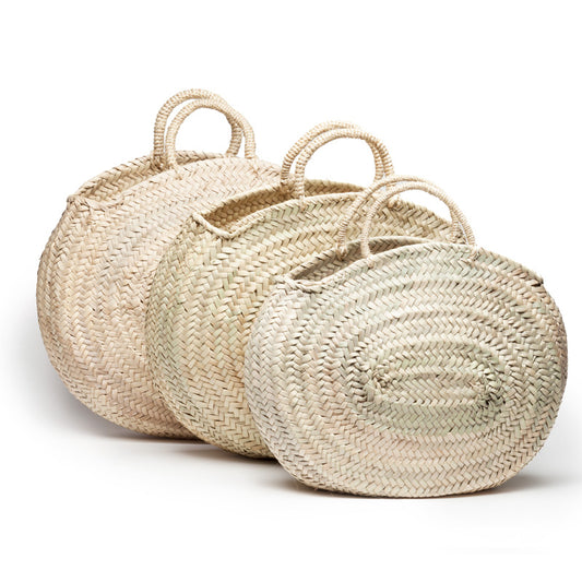 oval woven baskets