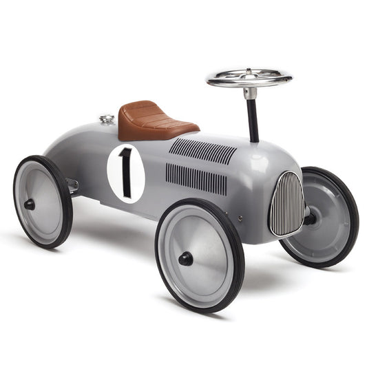 ride-on car - silver