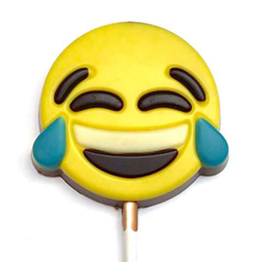 chocolate emoji lollipop - lol