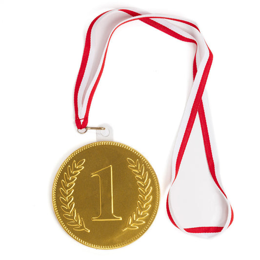 giant chocolate medal