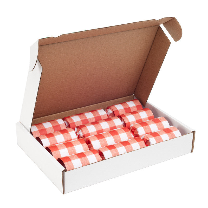 gingham party crackers