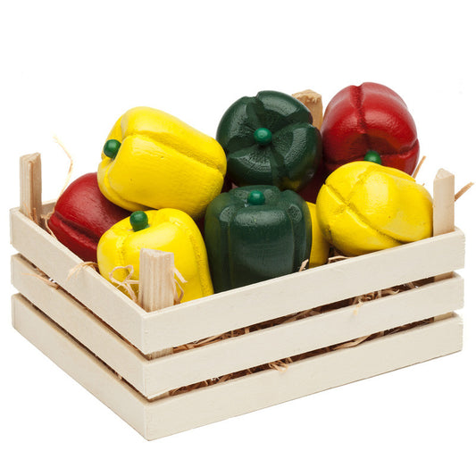 crate - wooden peppers