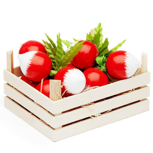 crate - wooden radishes