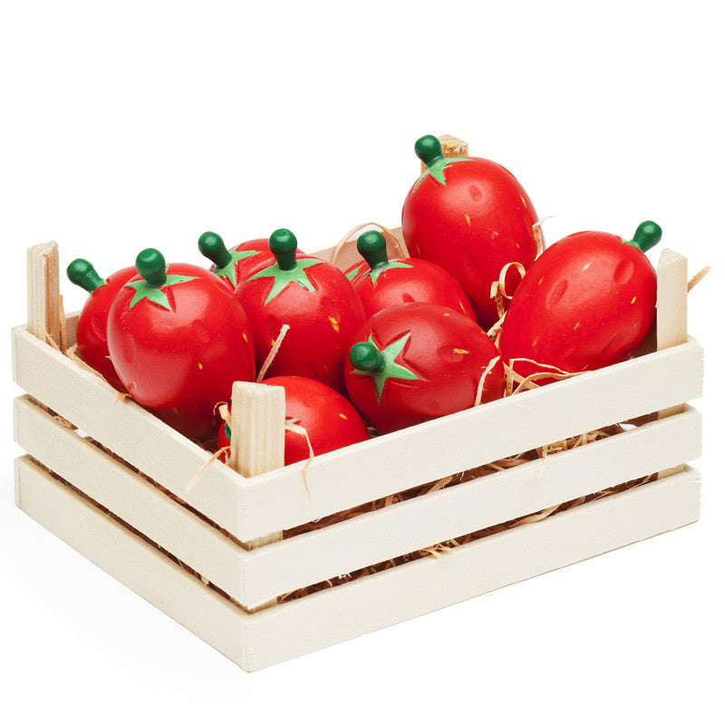 crate - wooden strawberries