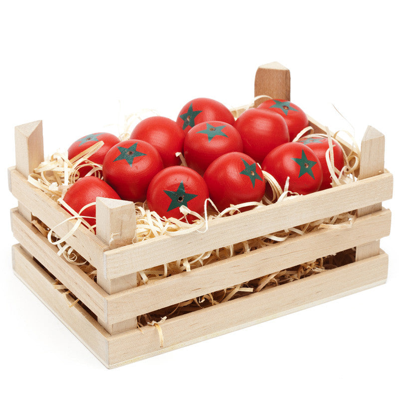 crate - wooden tomatoes