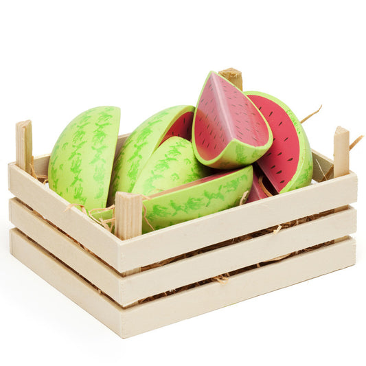 crate - wooden watermelons