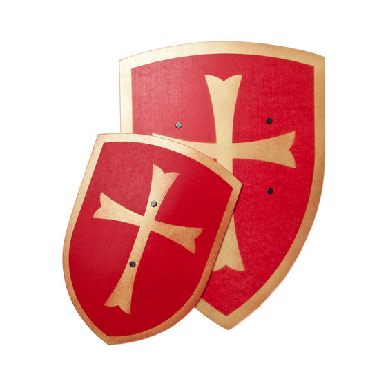 'crusader' knight's shield - red