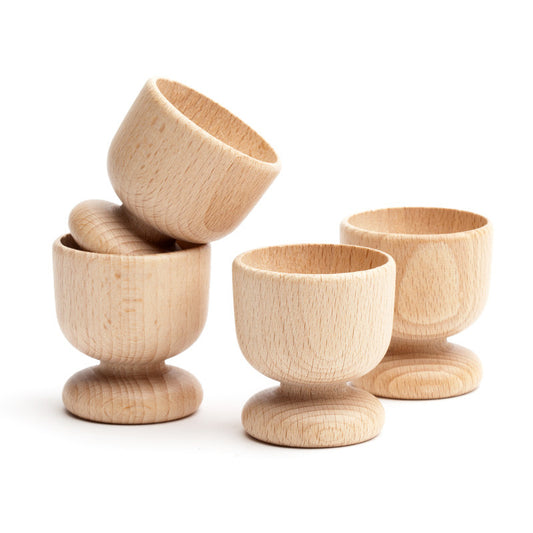 wooden egg cups