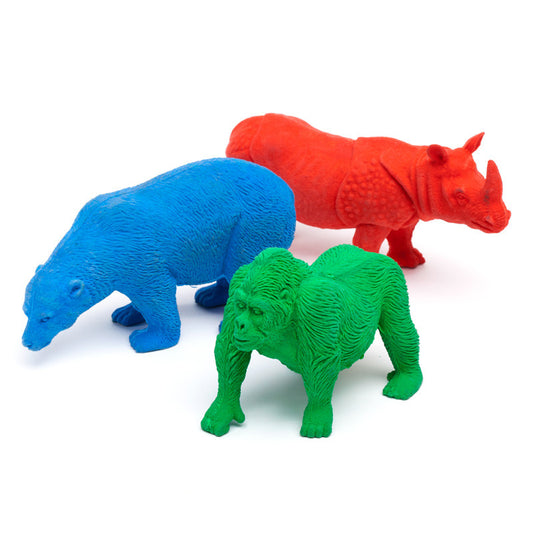 animal erasers