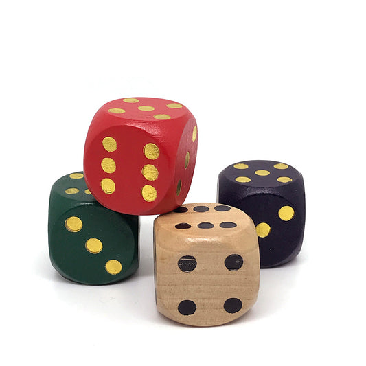 giant wooden dice