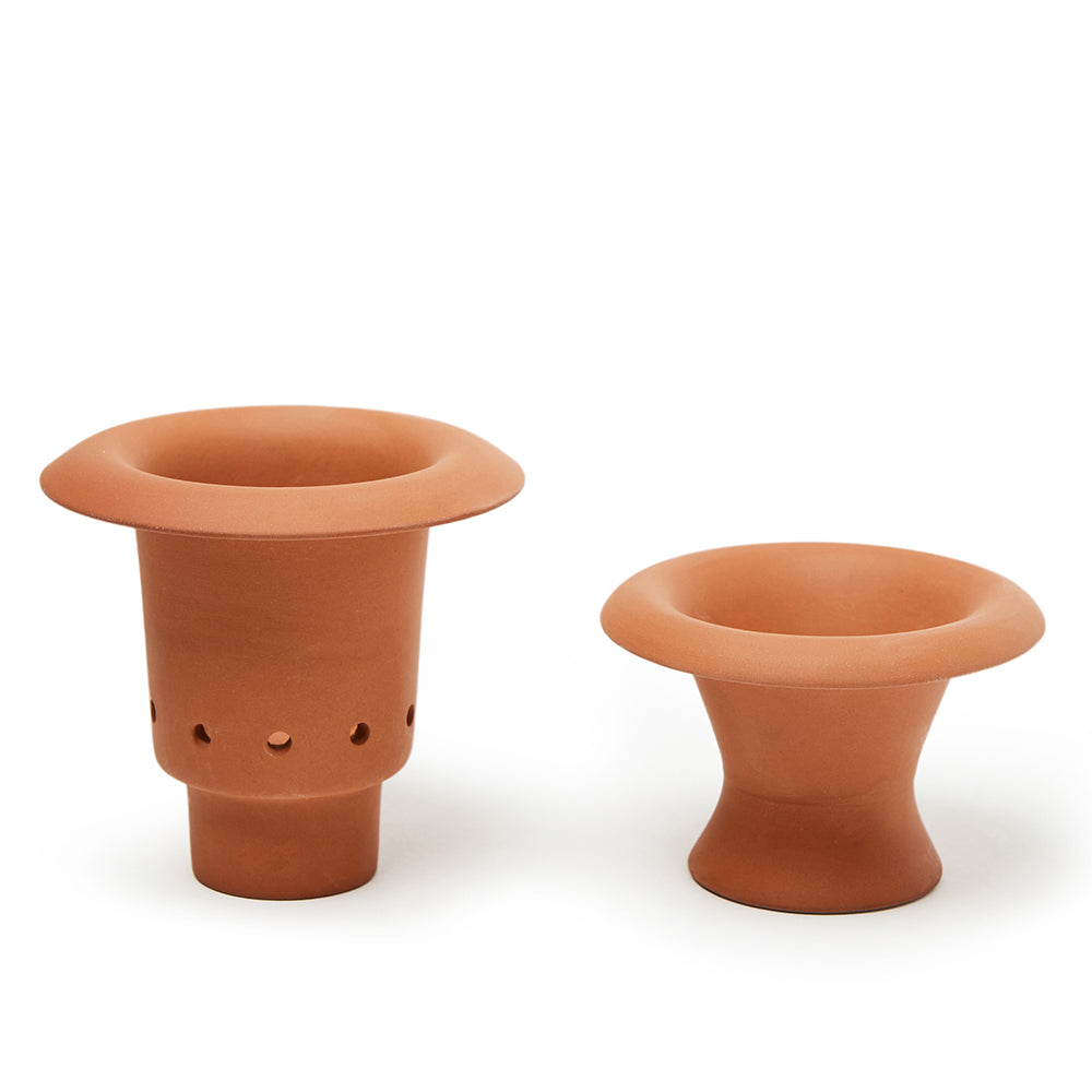 set of terracotta regrowers