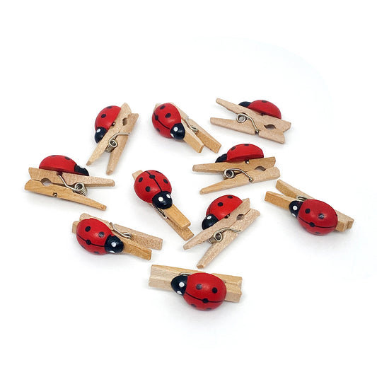 ladybird mini pegs