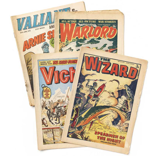 assorted vintage comics