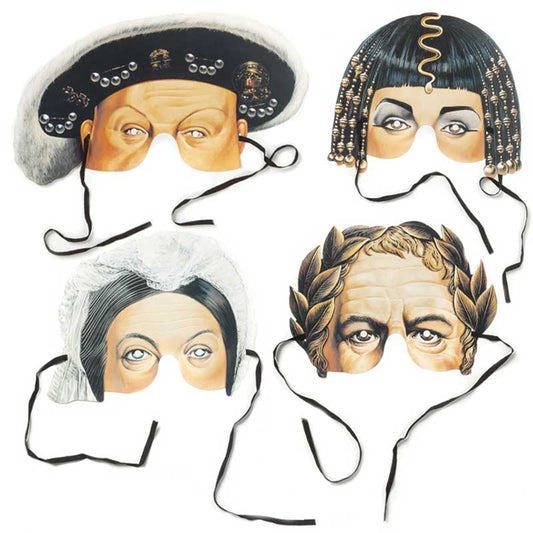 famous historic faces masks