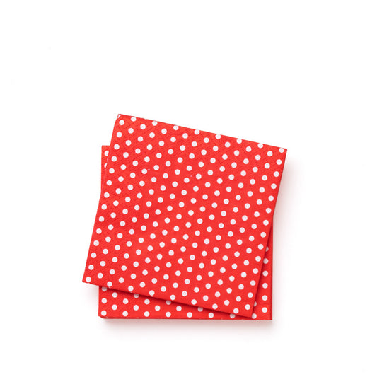 cocktail polka dot napkins