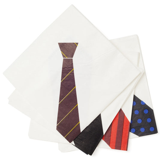 tie paper napkins