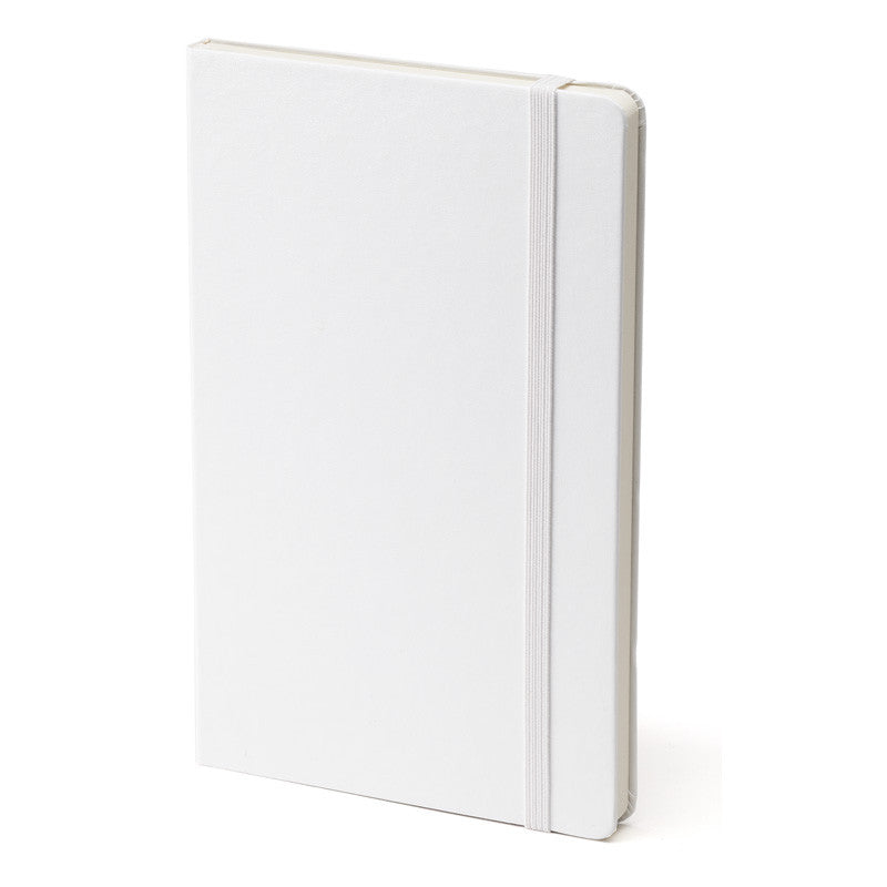 moleskine notebook plain hardback - white