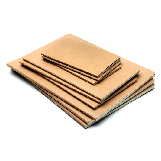 moleskine notebooks - plain kraft