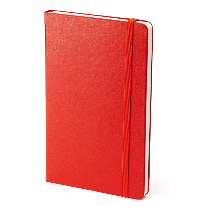 moleskine notebook plain hardback - red