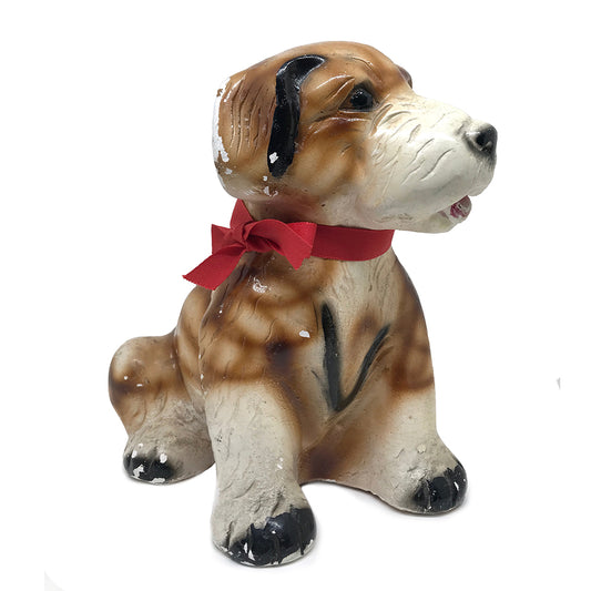 vintage plaster puppy