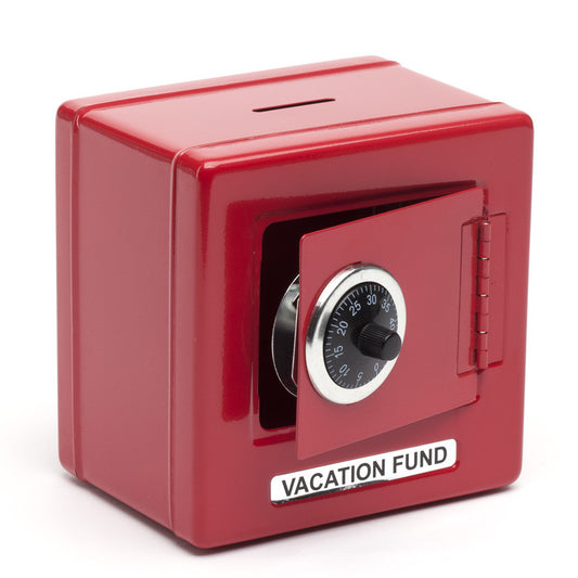 pocket money safe - red