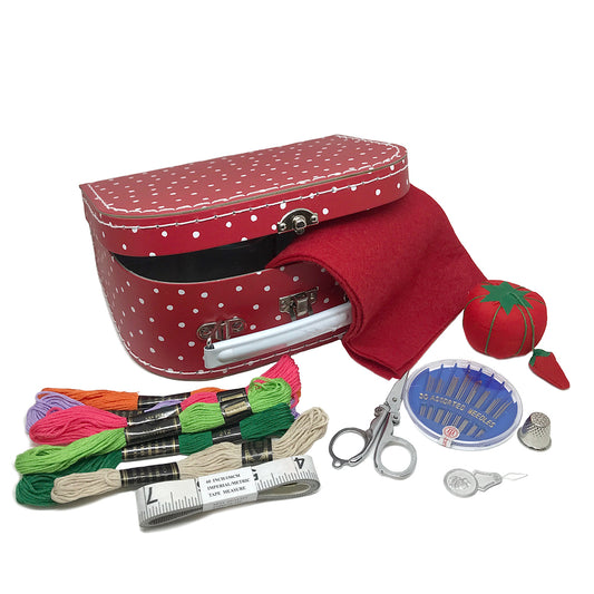 polka dot sewing case