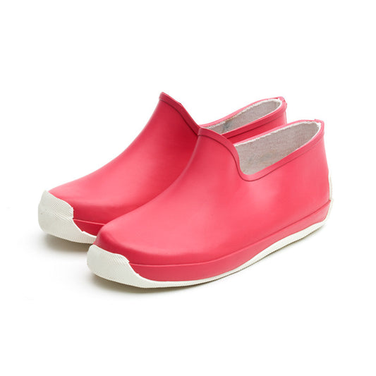 rain shoes soft - soft red